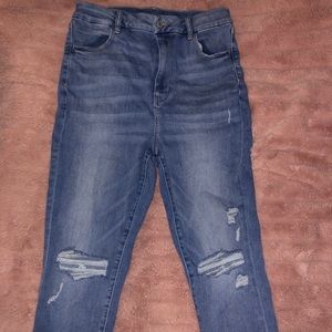 American eagle highest waist jeans